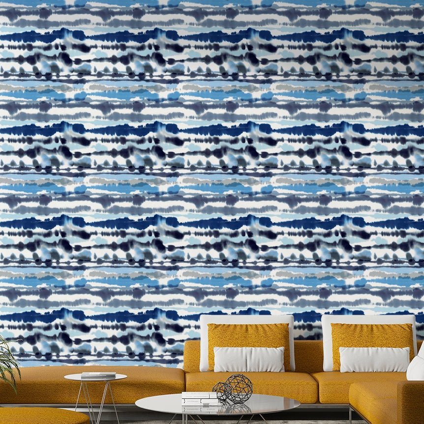 Watercolor stripe wallpaper

