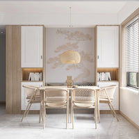 Dining room finished off with the Pastel Matsu Pine wall mural top to bottom
GD9496
