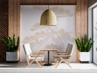 Watercolor wash gives a gentle pastel feel to this matsu pine wall mural
GD9496