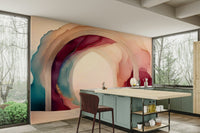 Whimsical Mayoral Sleep Portal Wall Mural Design