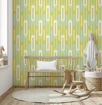 An artistic soft focus landscape mural on scenic wallpaper.