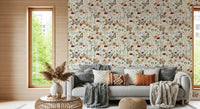 Meadow Butterflies wallpaper wall mural aesthetic design