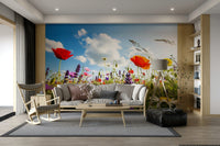 The composition is balanced and serene.
