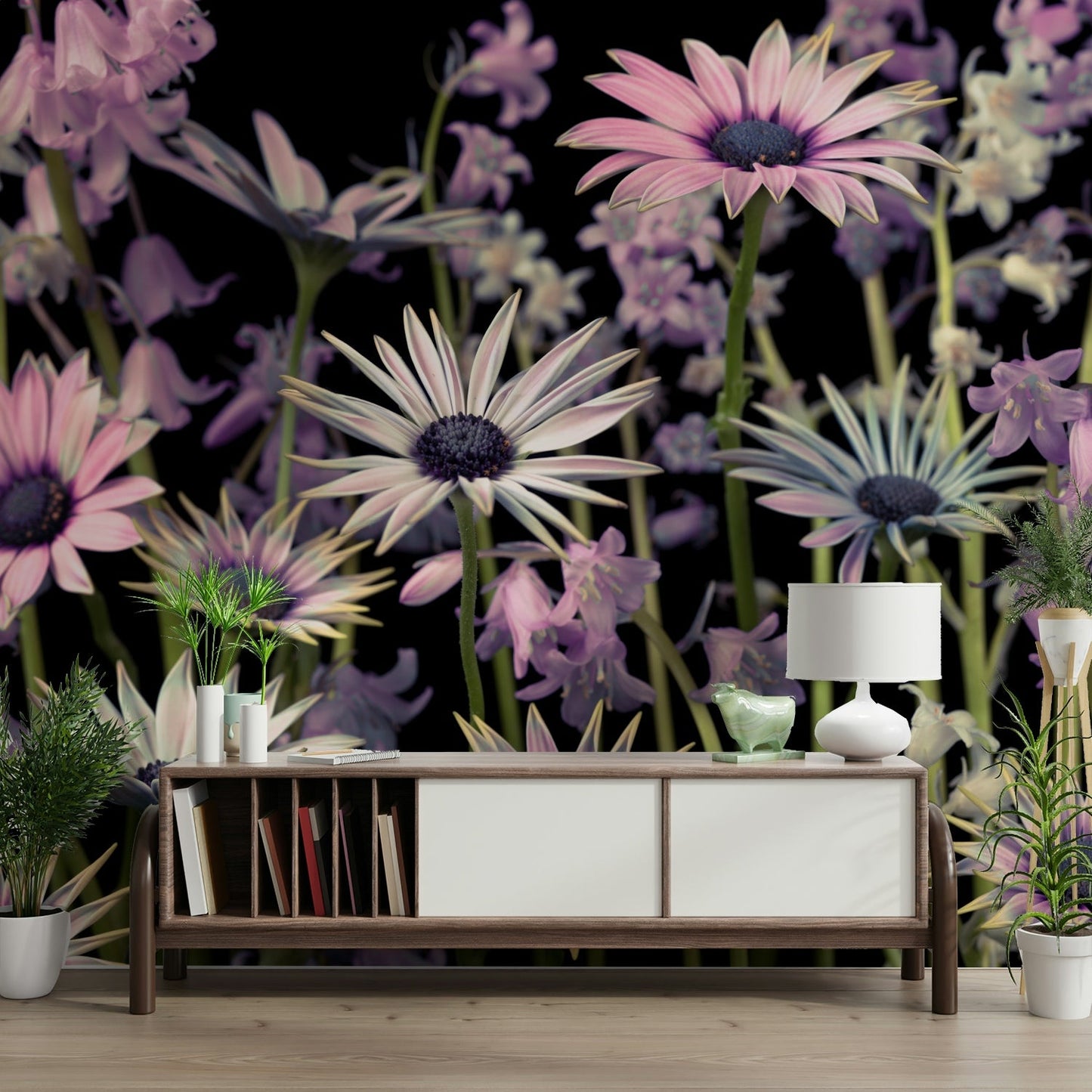 Ideal for living rooms, bedrooms, or offices with a floral theme