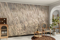 Light meadow scene with tall grasses

