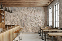 Field grass swaying mural design

