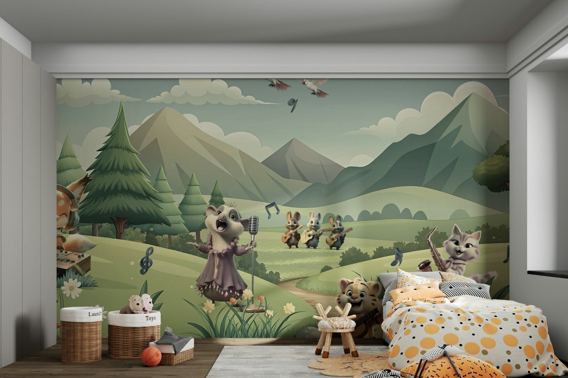 Meadow melodies animal orchestra, detailed view

