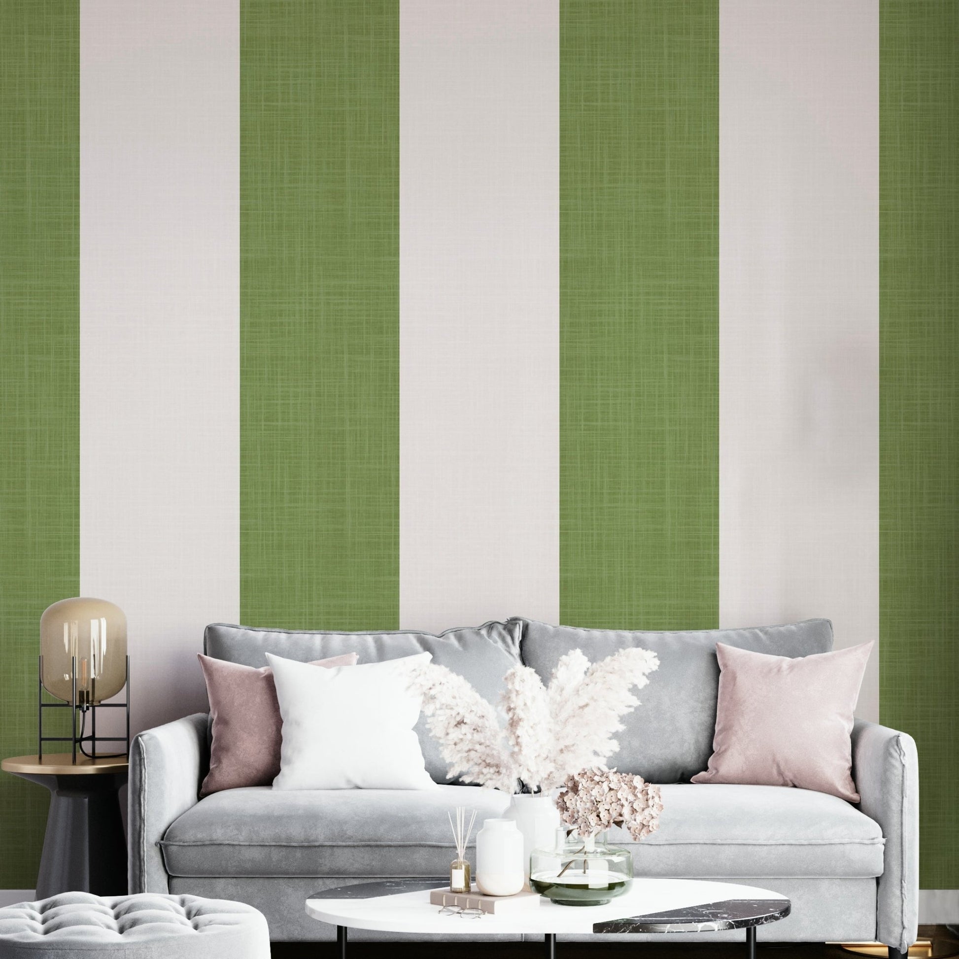 Easy-install Mediterranean Coastal Stripes wallpaper

