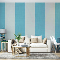 Fresh coastal stripe pattern wallpaper

