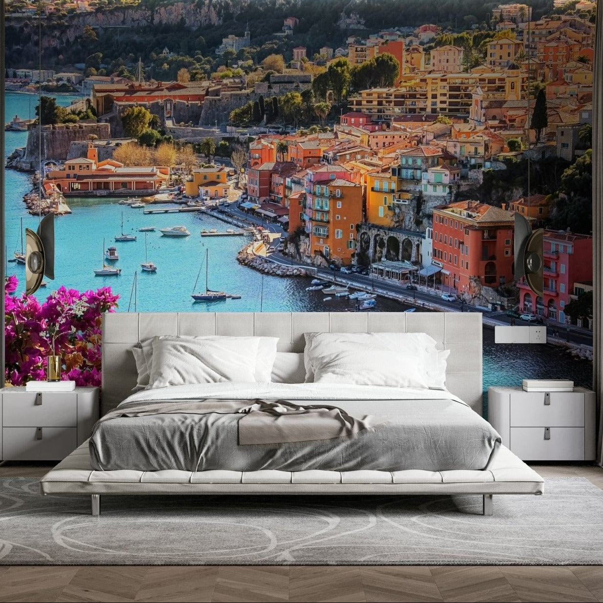 Living Room Wall Mural of Coastal Italy GD178

