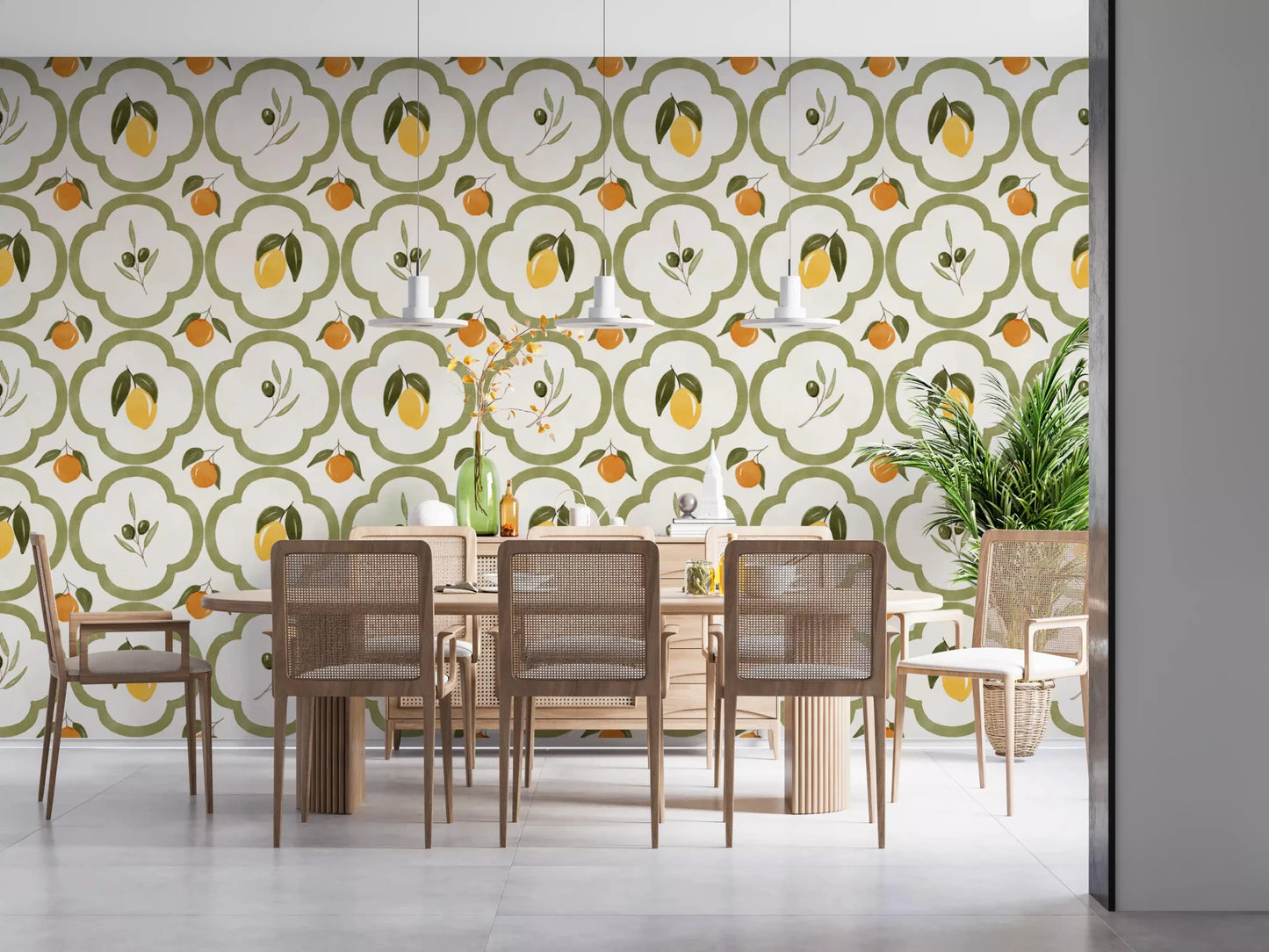 Mediterranean Harvest Decor Wallpaper⁠GD9138