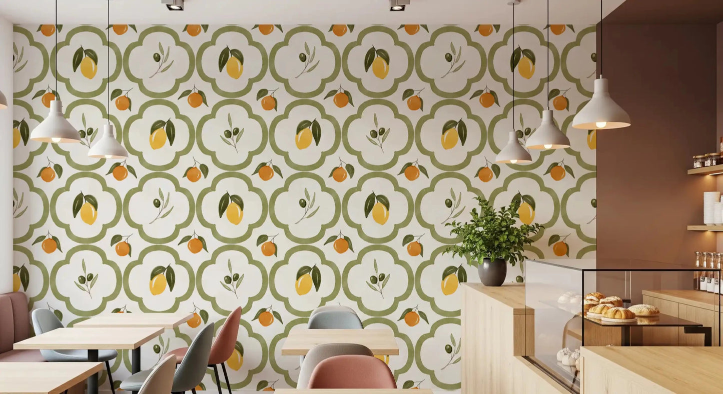Mediterranean Harvest Decor Wallpaper⁠GD9138