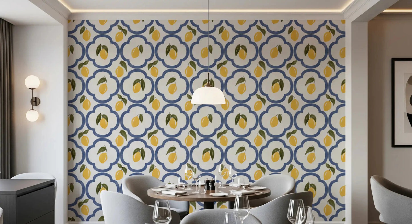 Mediterranean Leomons Decor Wallpaper⁠GD9141