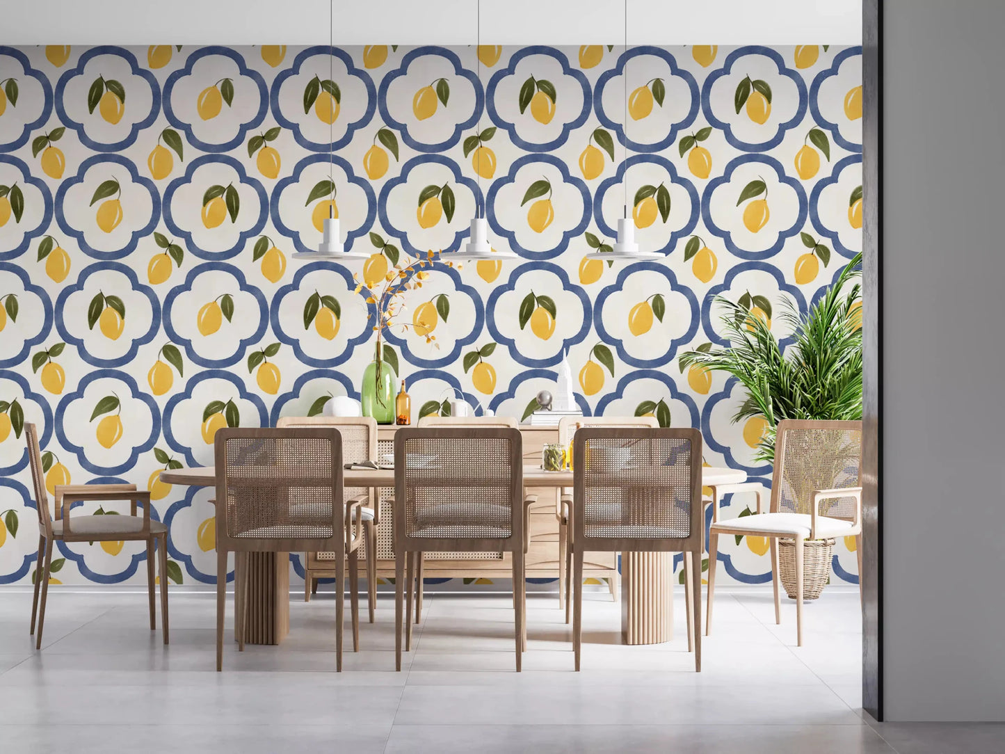 Mediterranean Leomons Decor Wallpaper⁠GD9141