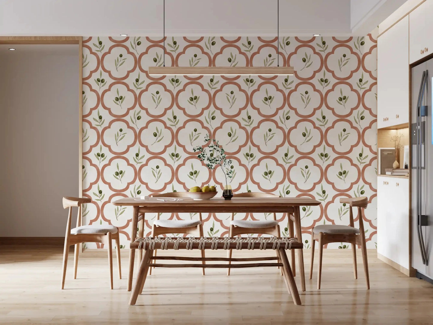 Mediterranean Olives Decor Wallpaper⁠GD9140