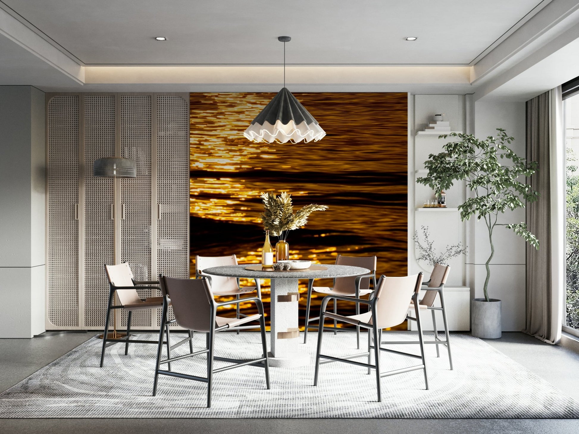 Mediterranean sunset II Wall Mural