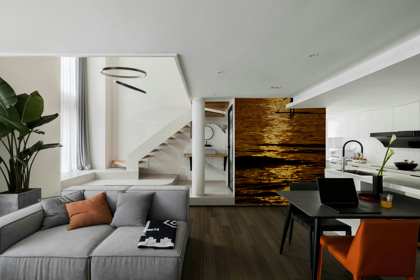 Mediterranean sunset II Wall Mural