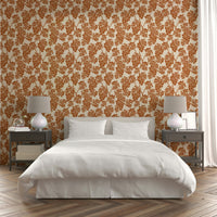 Beige Mediterranean vineyard wallpaper with natural texture, GD1518
