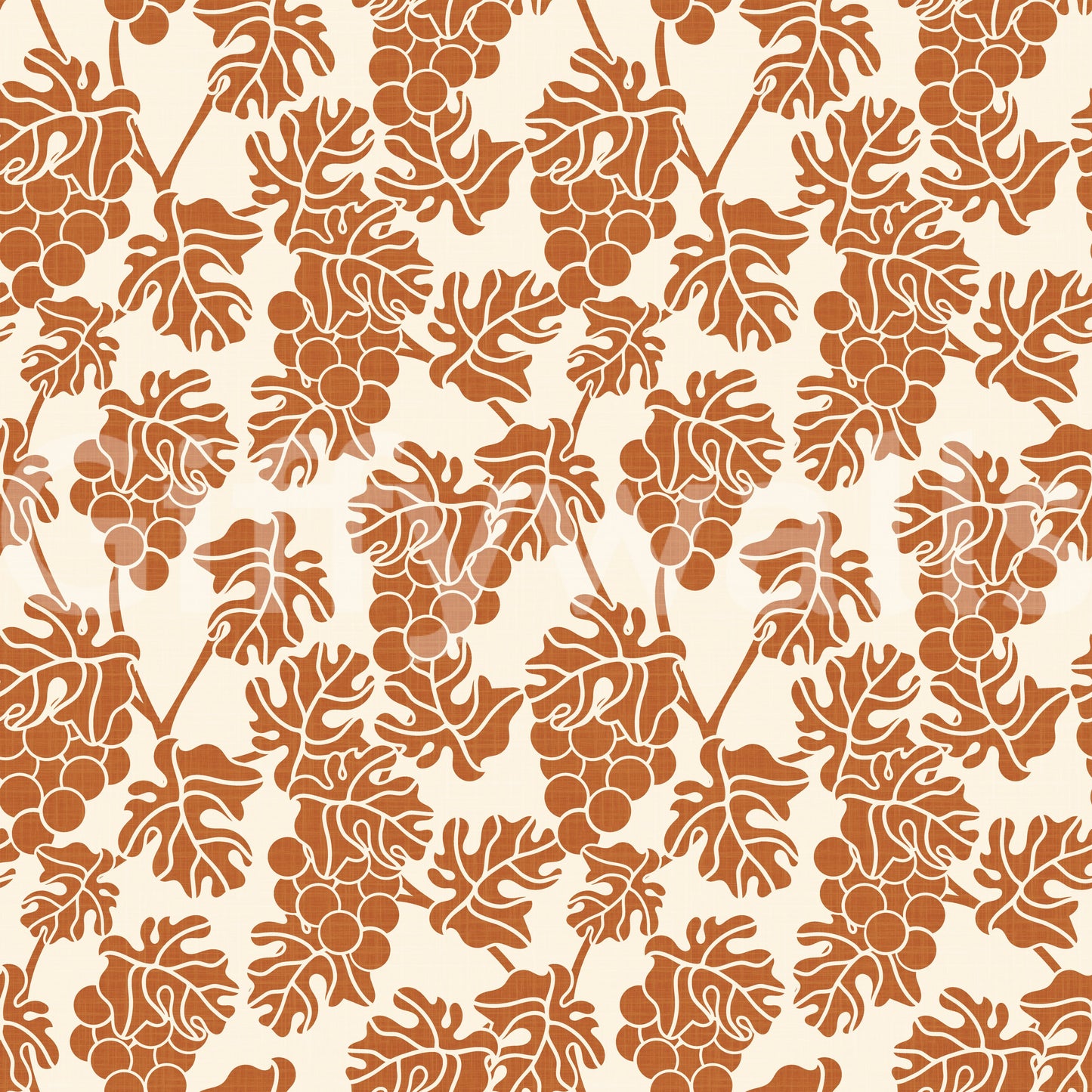 Mediterranean Vineyard Beige Wallpaper⁠
