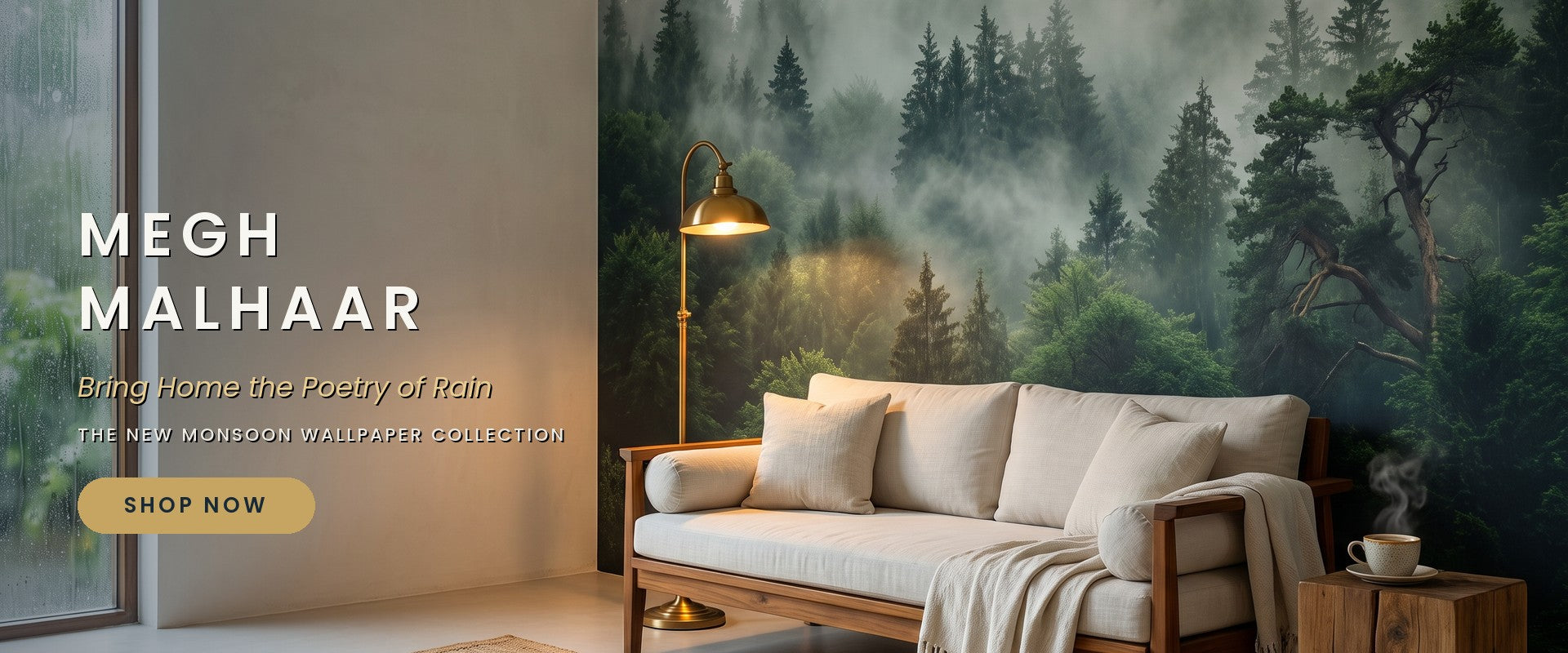 Megh Malhaar monsoon wallpaper collection homepage banner - desktop