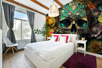 Bold, unconventional wall mural for those seeking artistic expression

