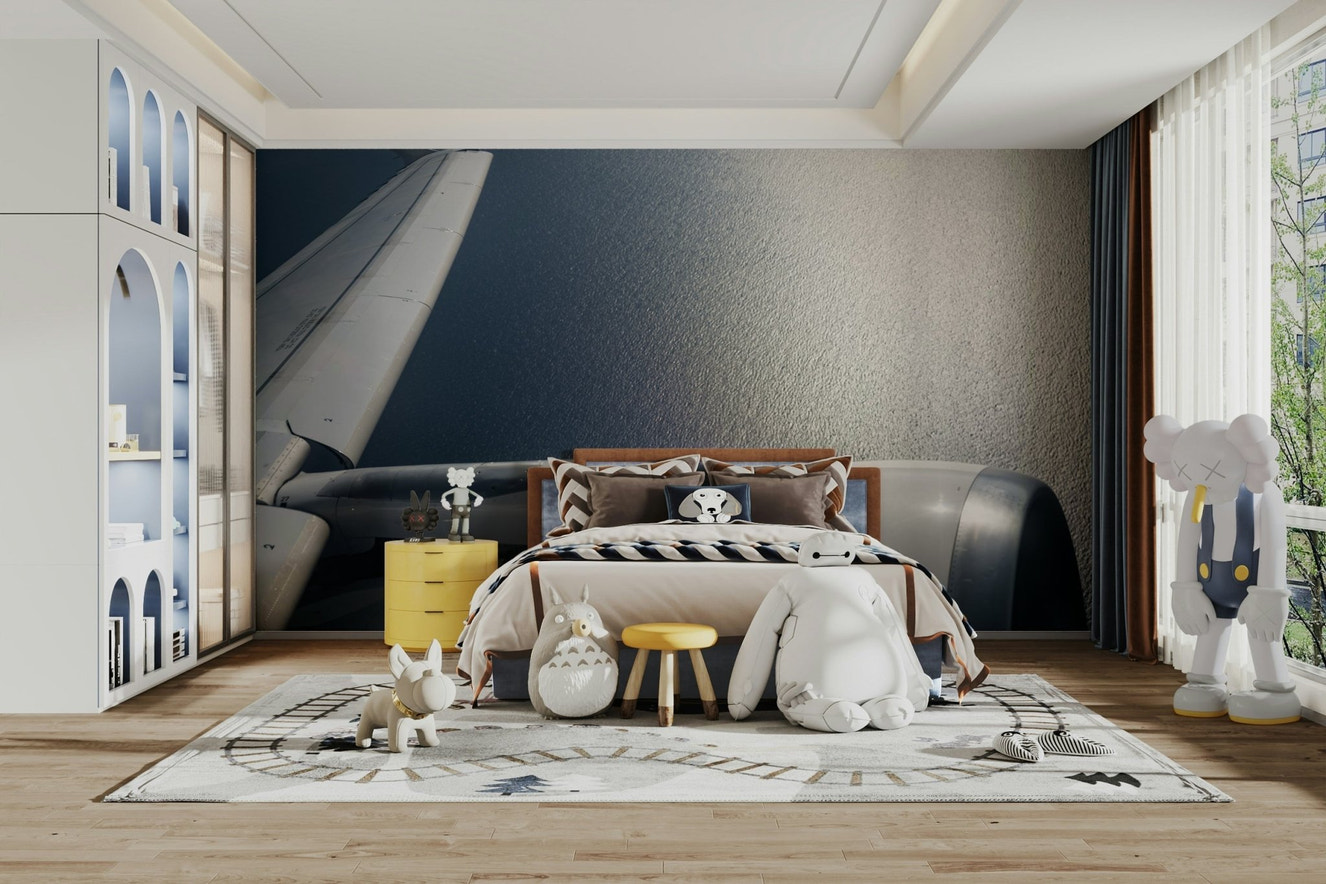 A beautiful Mediterranean island wallpaper mural.

