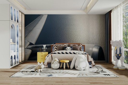A beautiful Mediterranean island wallpaper mural.

