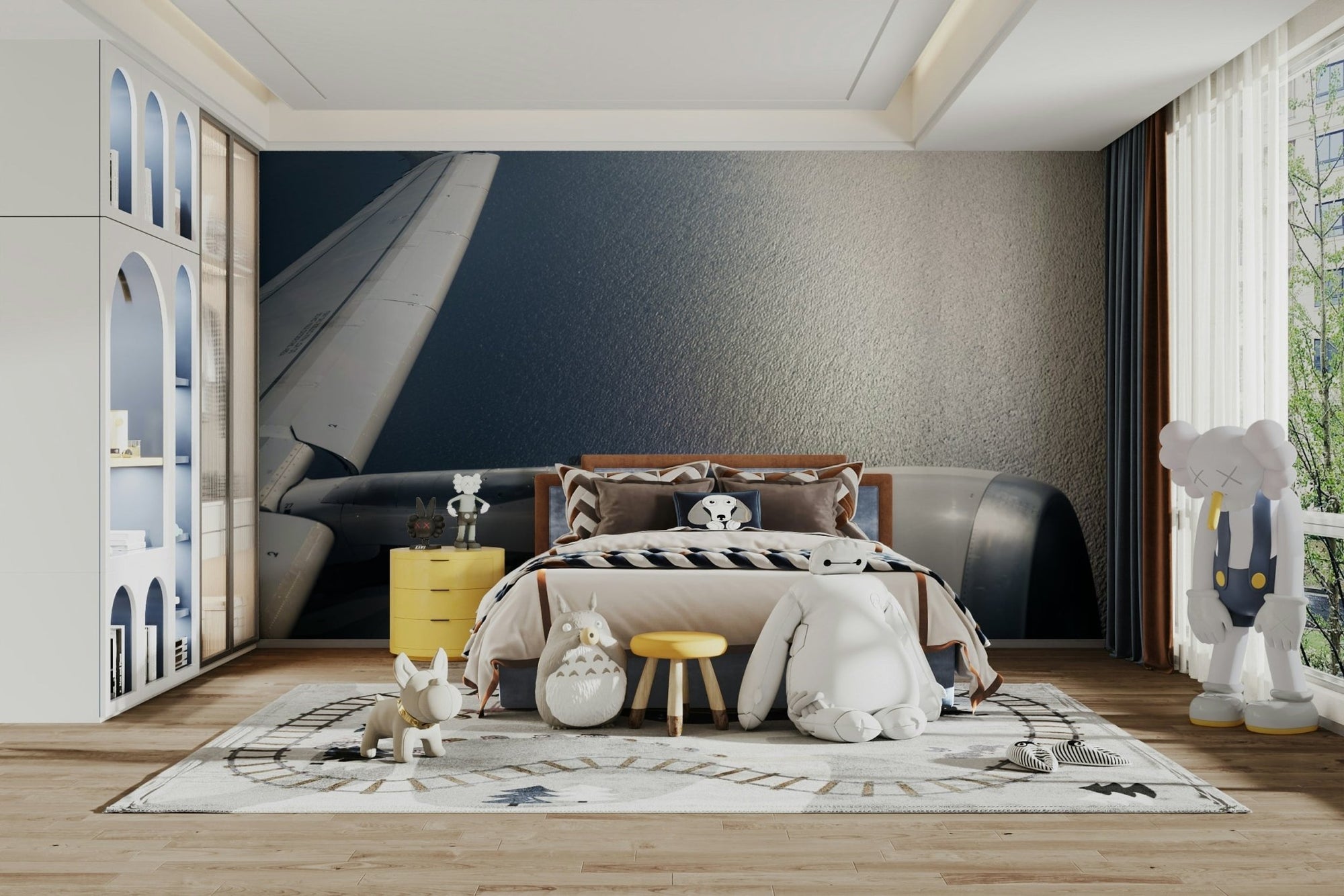 A beautiful Mediterranean island wallpaper mural., GD4690