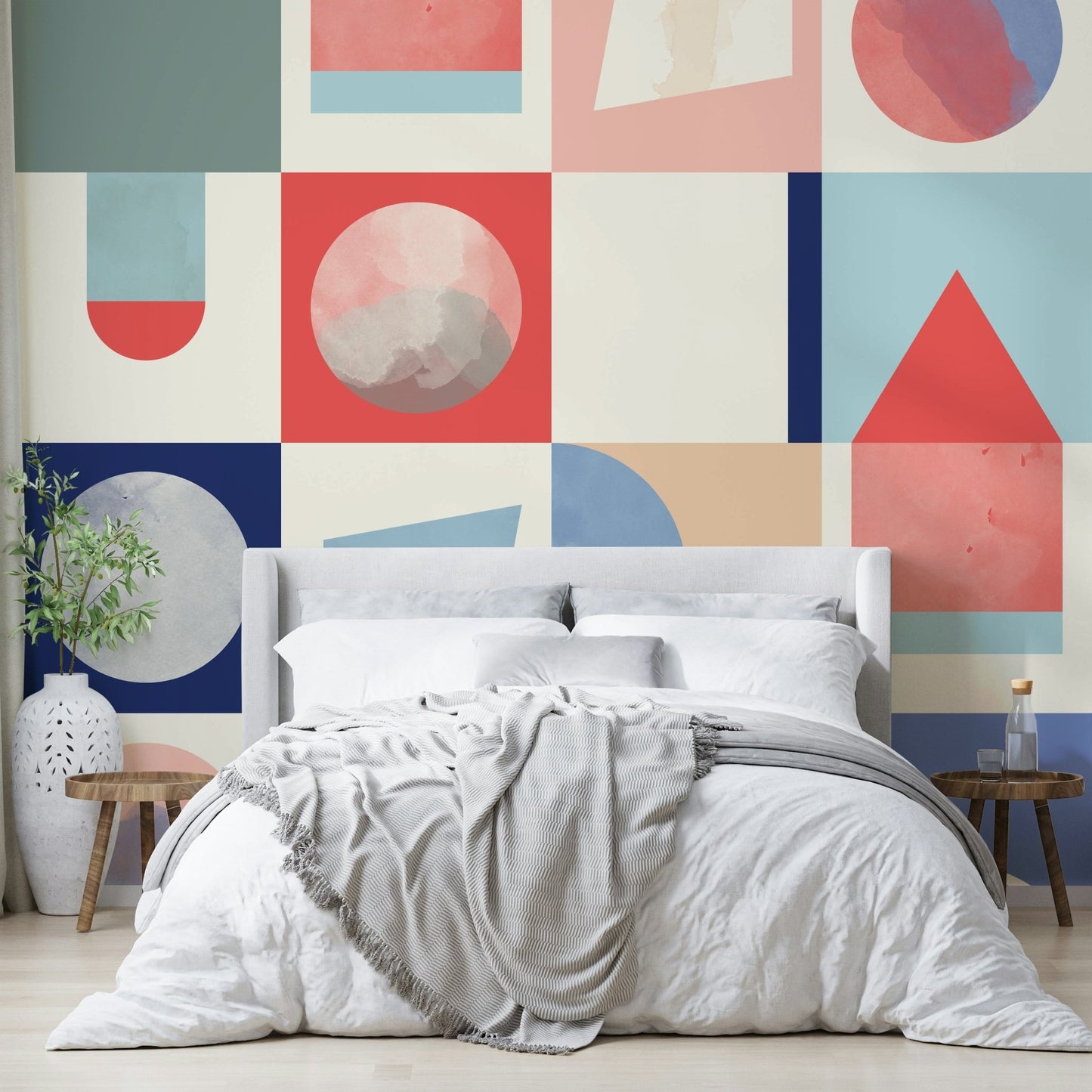 Rich colored wallpaper design


