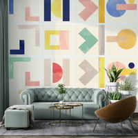 Contemporary mural wallpaper design

