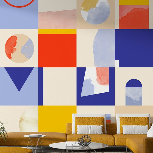 Meraviglia 04 abstract wall mural

