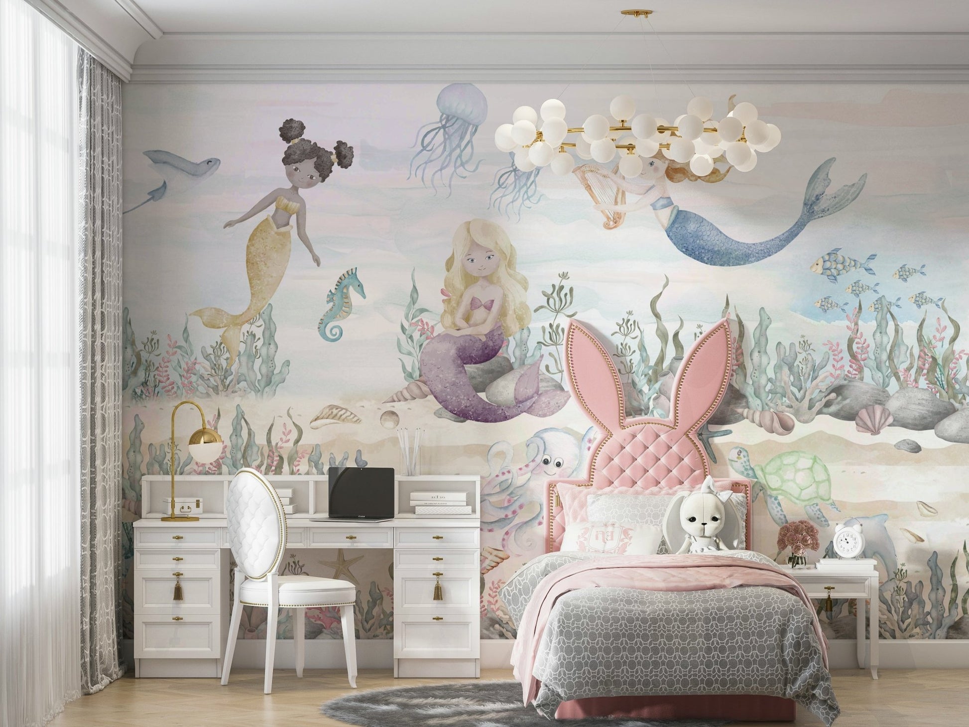 The scene feels quiet and dreamy.

