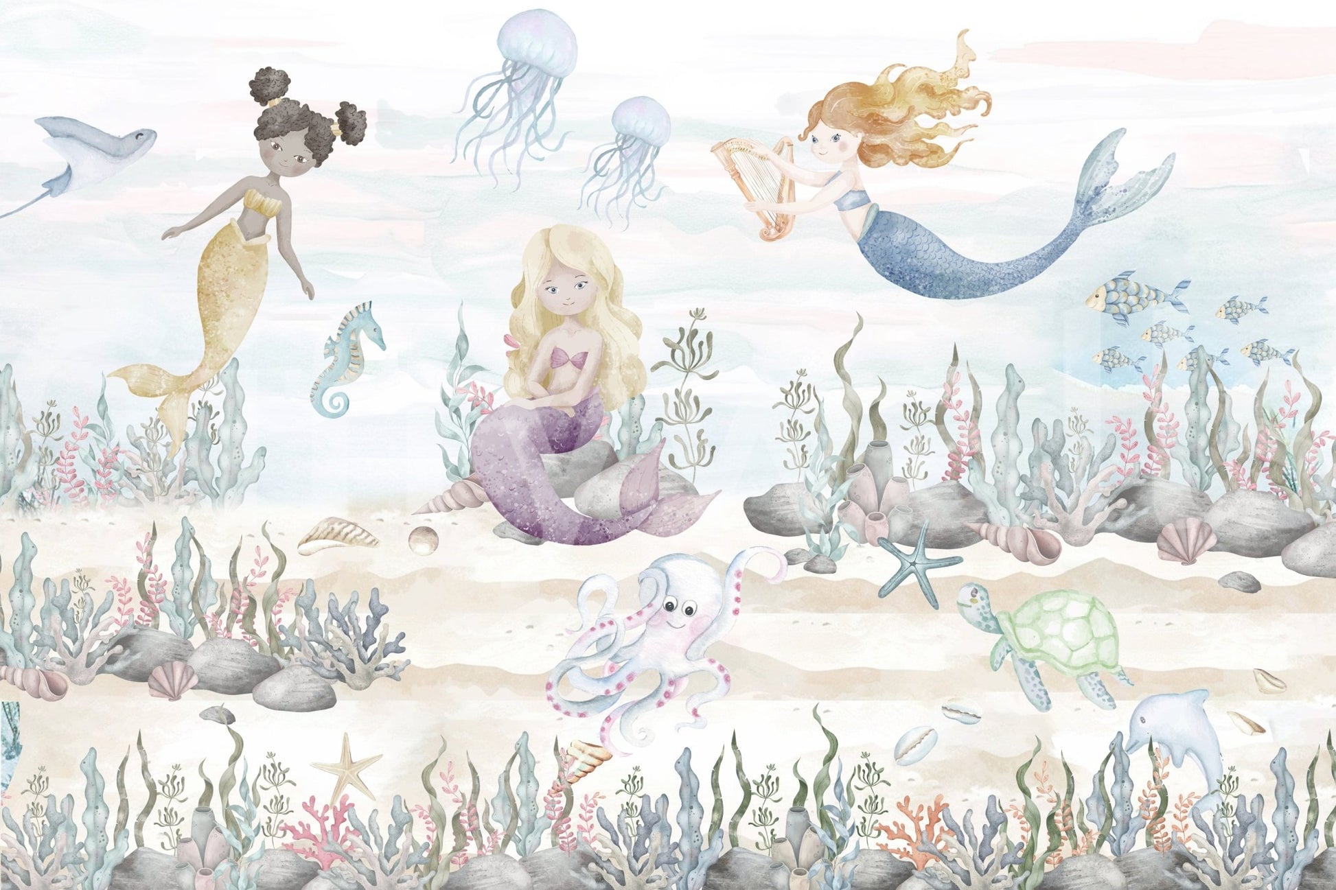 The image is suitable for a child's room.

