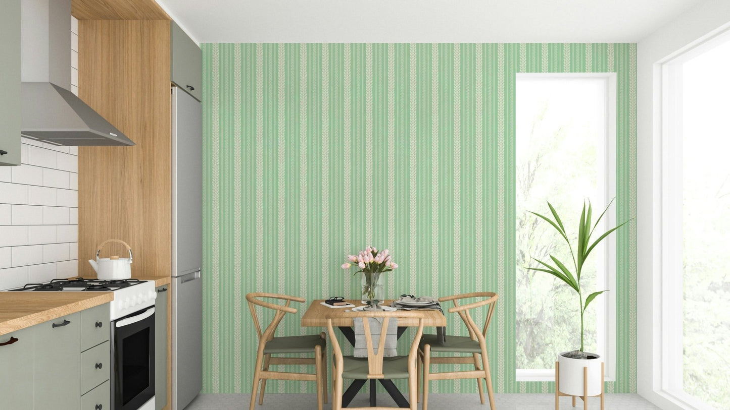 Vintage cherry motif wallpaper for walls

