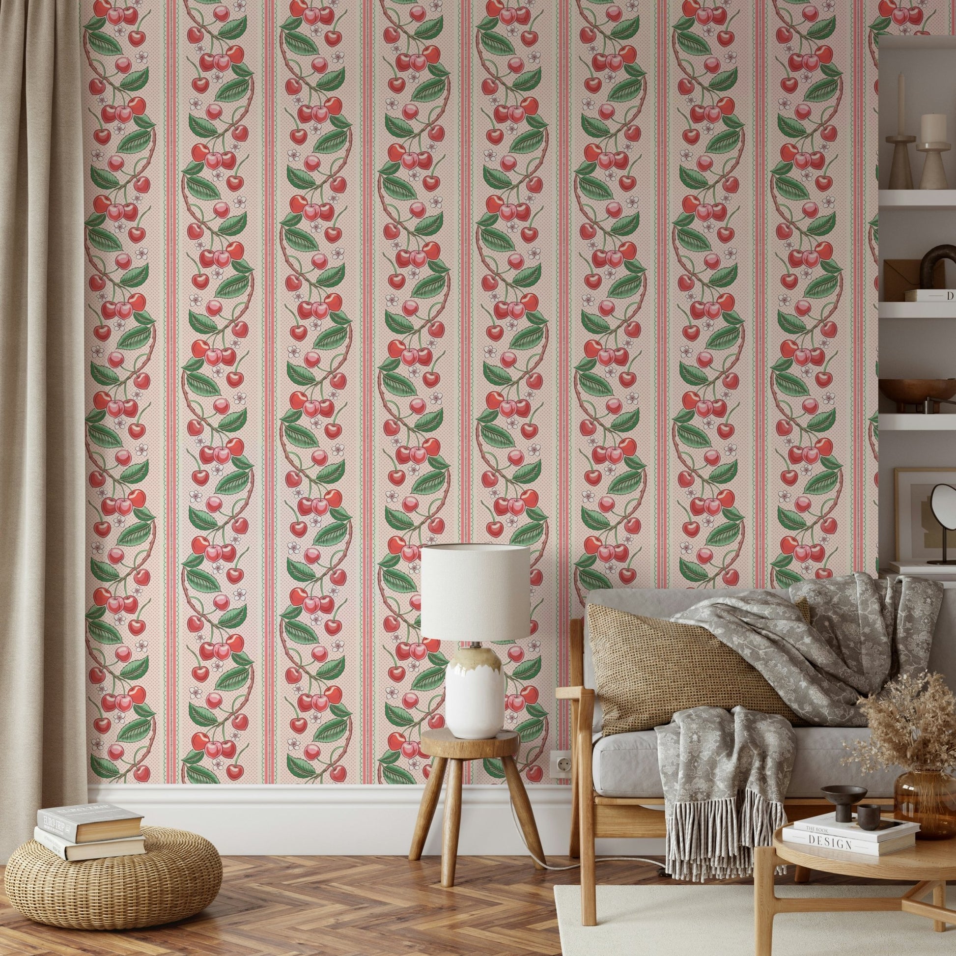 Lively and fresh wallpaper for walls

