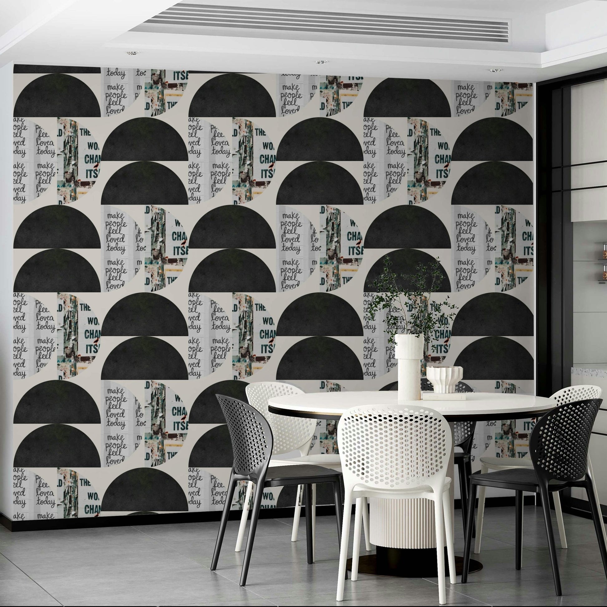 Dynamic and colorful Mescolanza 15 wallpaper for walls

