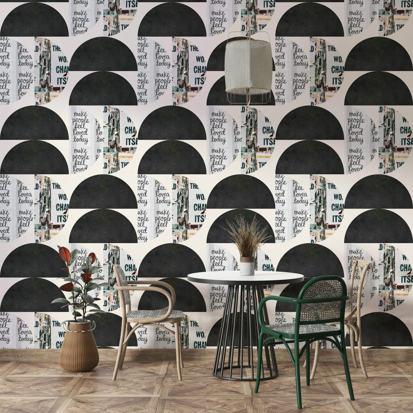 Bold and colorful Mescolanza 15 wallpaper for bedrooms

