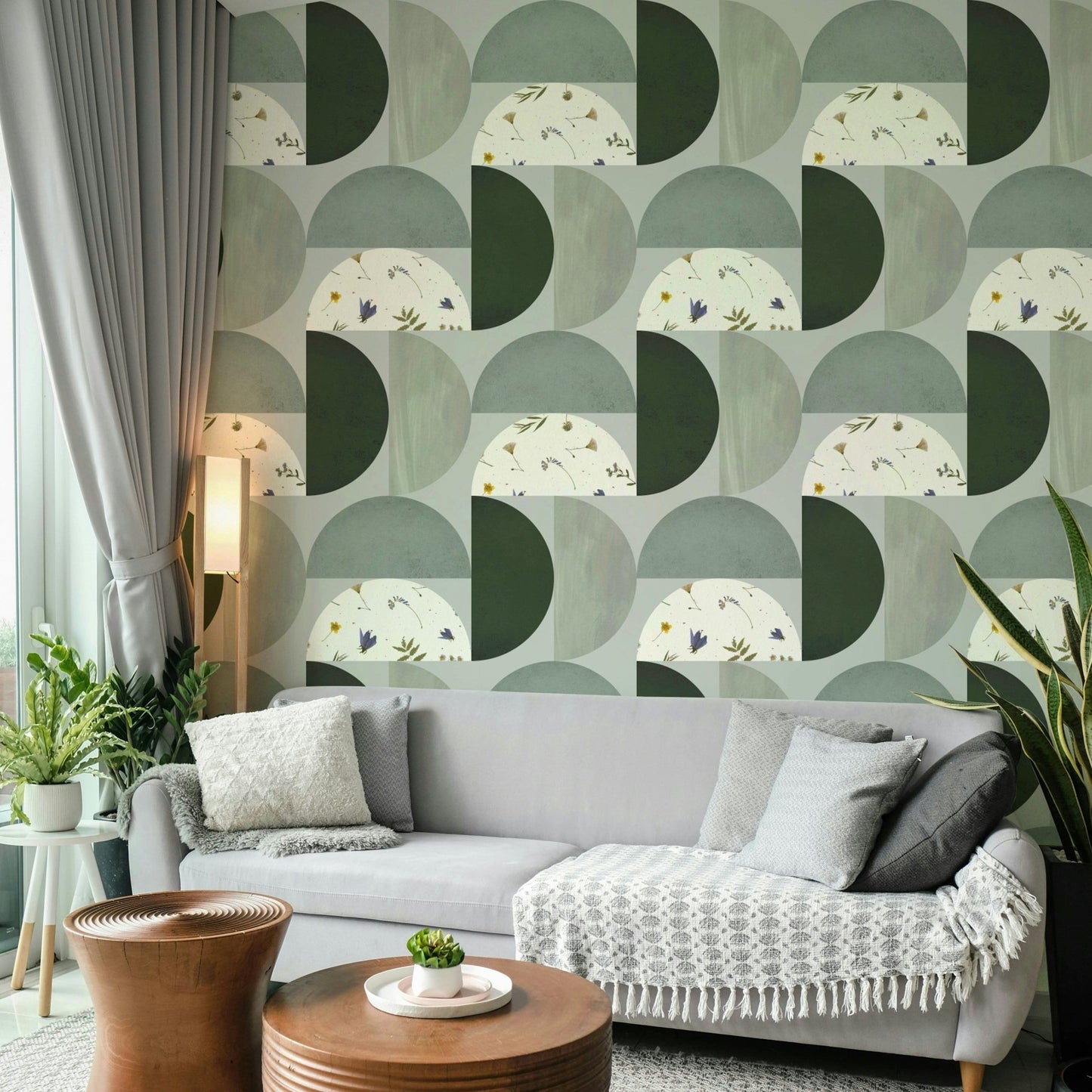 Mescolanza 18 wallpaper with modern geometric patterns

