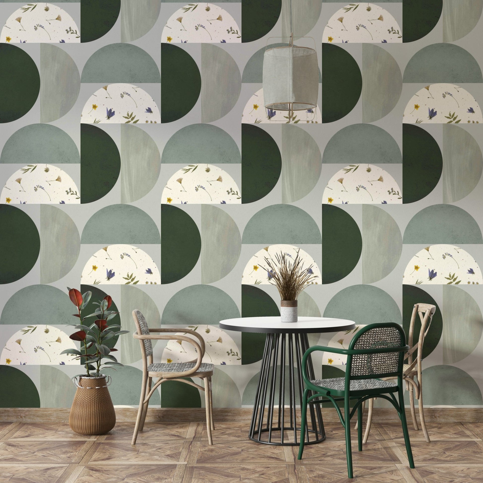 Mescolanza 18 wallpaper with bold abstract design

