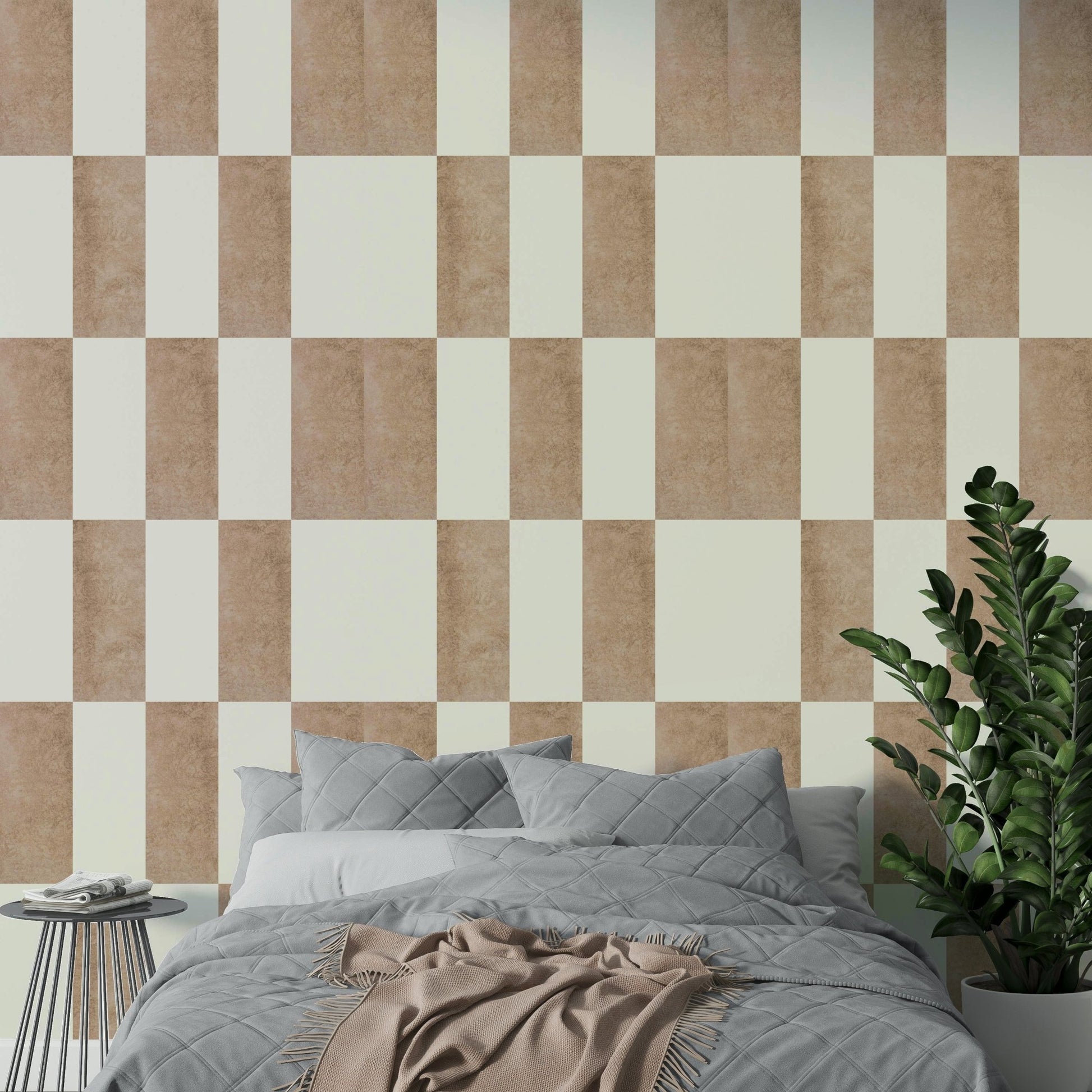 Mescolanza 19 wallpaper with striking colors and shapes

