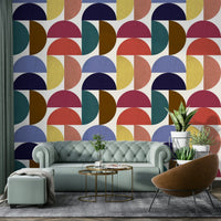 Artistic pattern wallpaper for walls with Mescolanza 21 design, GD2256