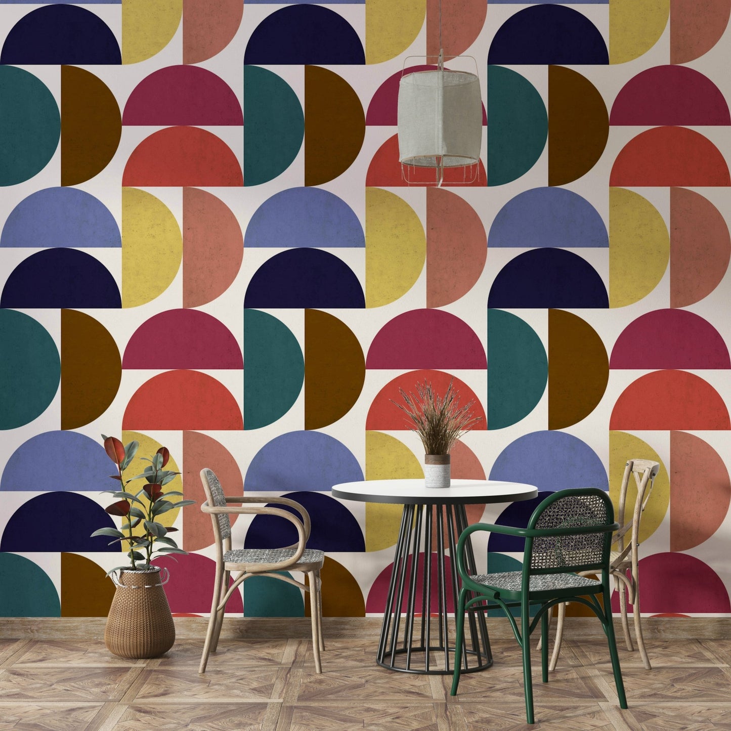 Peel-and-stick Mescolanza 21 wallpaper for modern rooms, GD2256