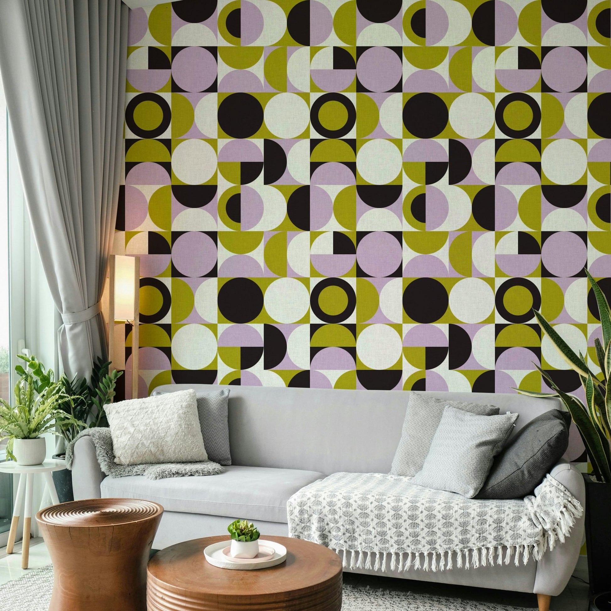 Abstract fusion design on Mescolanza Wallpaper backdrop

