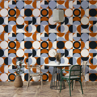 Dynamic abstract pattern of Mescolanza Wallpaper