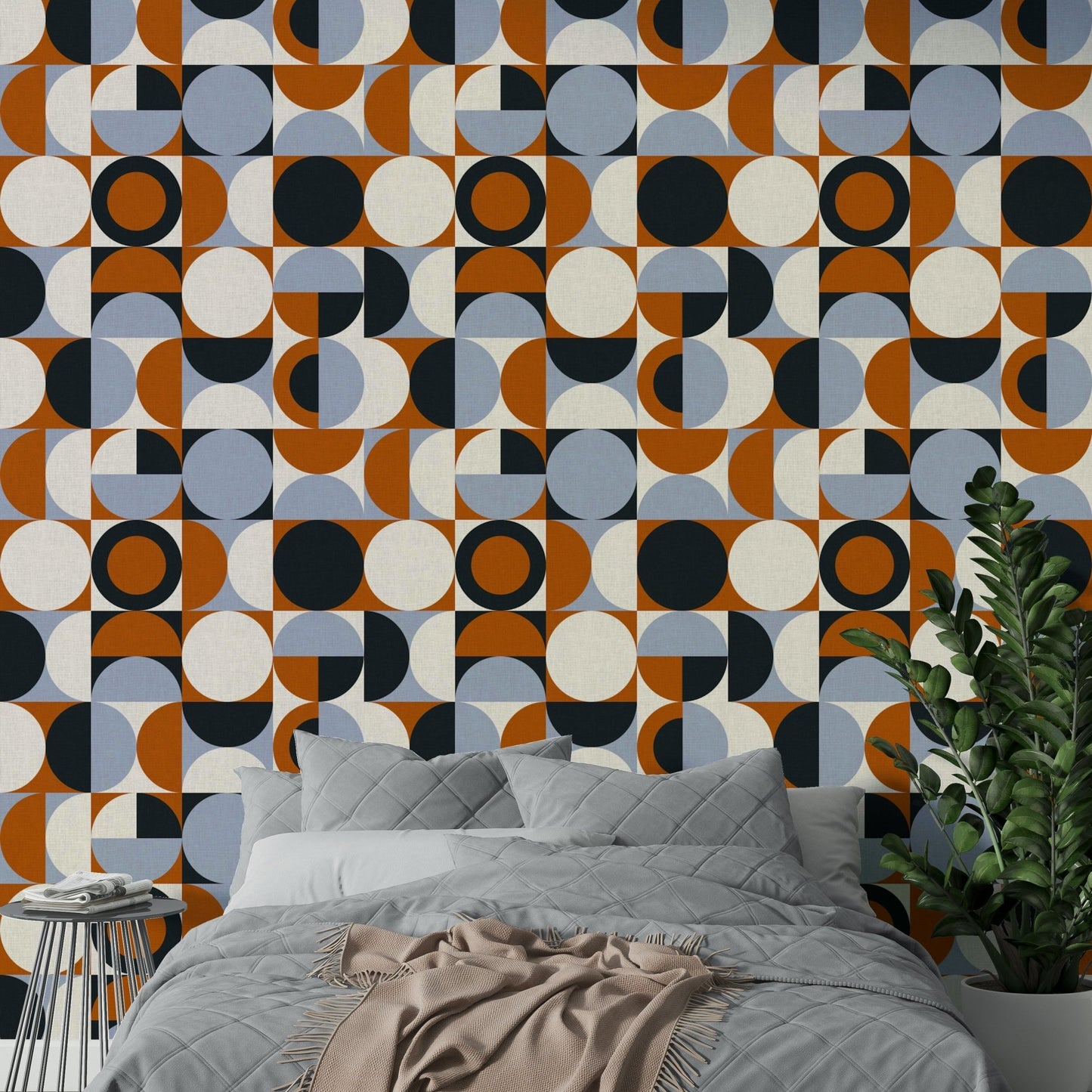 Mescolanza Wallpaper featuring expressive brush strokes

