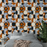 Mescolanza Wallpaper featuring expressive brush strokes

