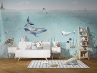 Secret sea life wallpaper murals - Giffywalls