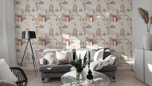 Subtle abstract wallpaper with pastels