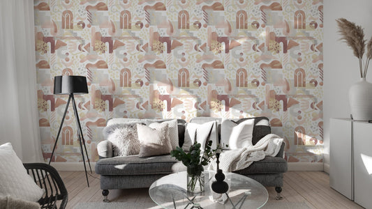 Subtle abstract wallpaper with pastels