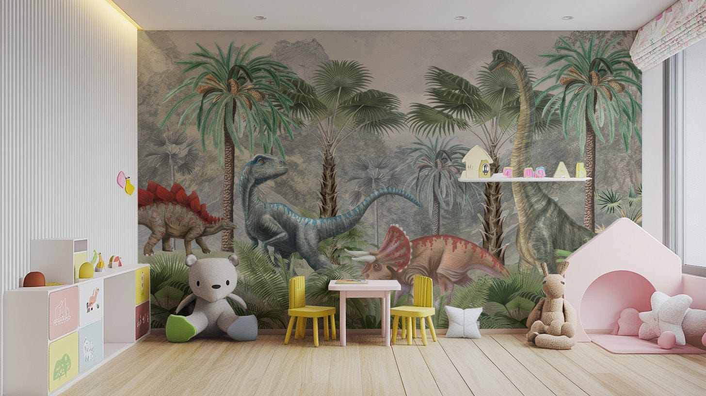 Mesozoic Mingle Wallpaper Mural, C270
